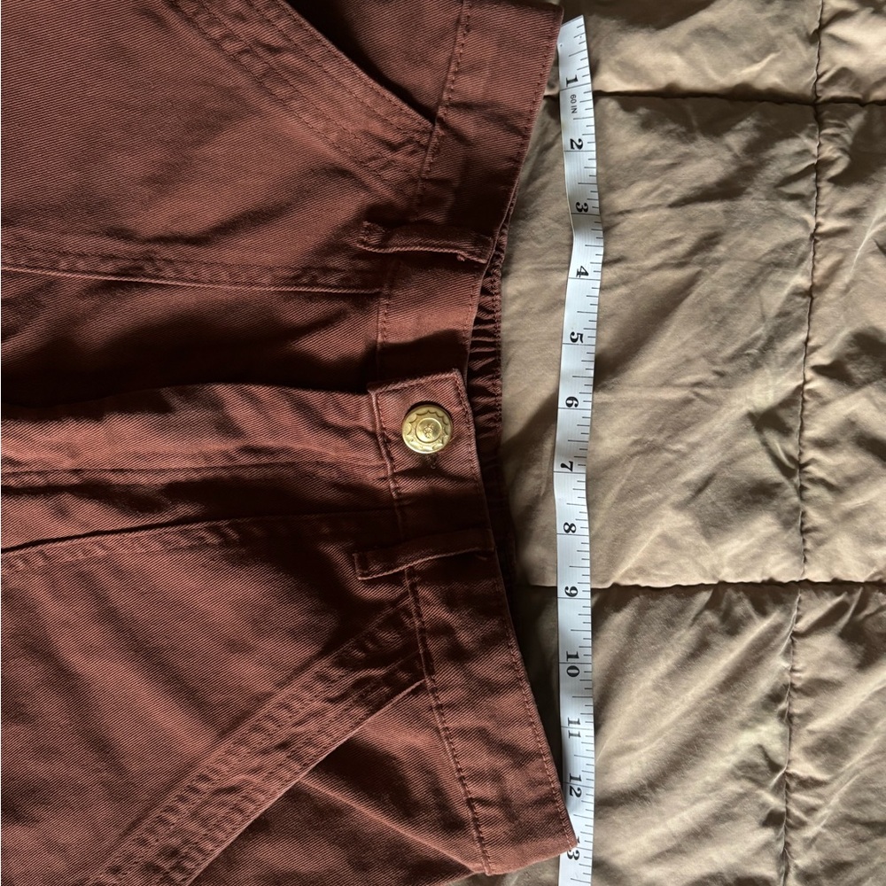Big Bud Press Brown Women Work Pant Cargo Shorts - Picture 4 of 7